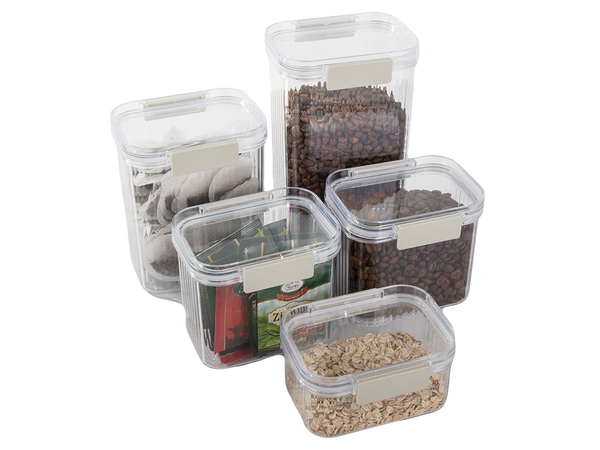 Toidu konteinerid pasta toidu konteiner koos pitseriga komplekt 5 tk