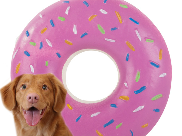 Jucărie pentru câine pisică cauciuc squeaker chew cauciuc bud squeaker