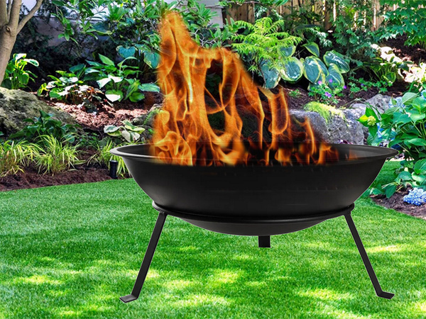 Fogón de jardín gran atizador parrilla fuego 55 hervidor