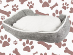 Hundebett weiches bequemes flauschiges bett mit kissen grösse xl