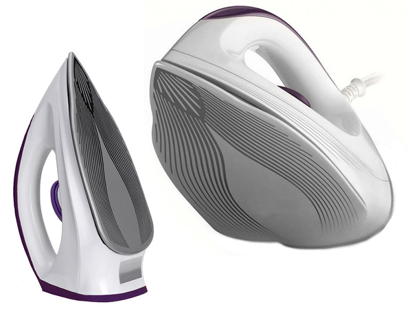 Fier de călcat cu abur de călătorie cu talpă ceramică 1200w dynaglide