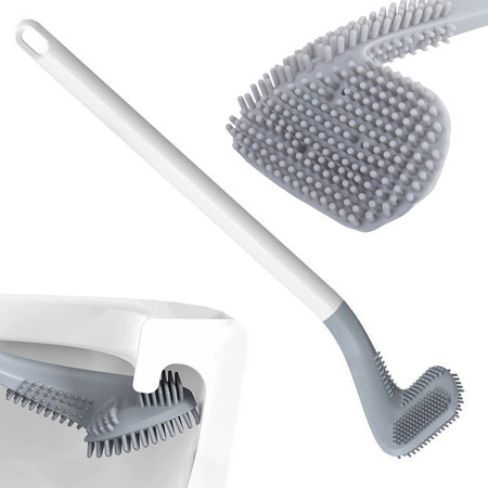 Silicone toilet brush toilet hook hygienic