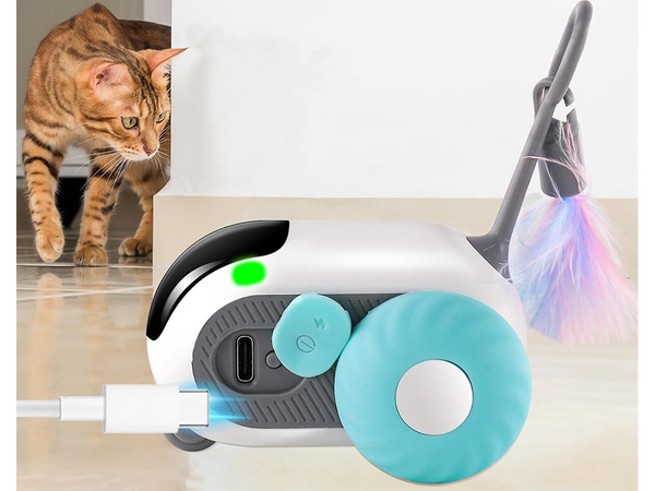 Interaktives katzenspielzeug fernbedienung escaping usb-c fernbedienung