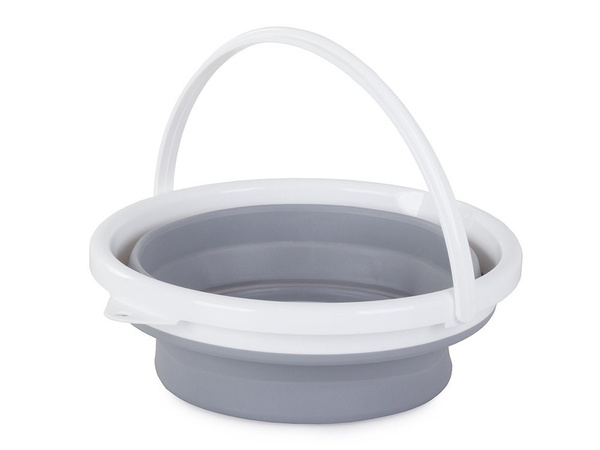 Cubo silicona tapa plegable 5l