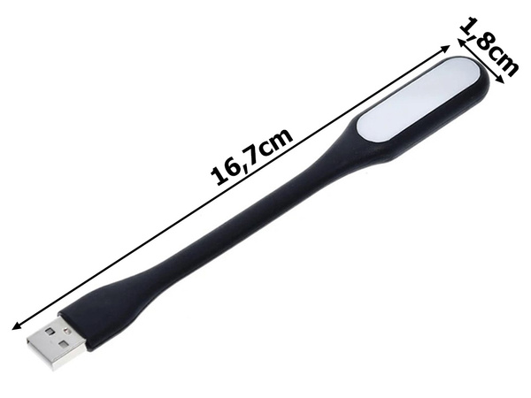 Lampe usb flexible en silicone pour ordinateur portable 6 led forte