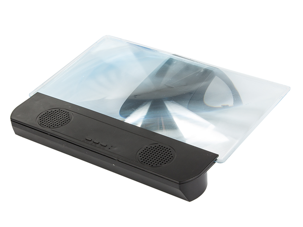 Magnifying glass viewing screen phone speaker bt