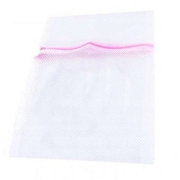 Мешок для стирки белья сетчатый на молнии 50x60