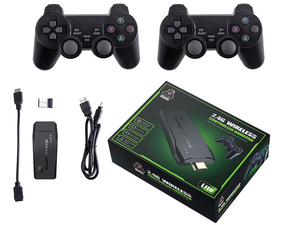Tv game console video games gun 2 pads for tv av retro