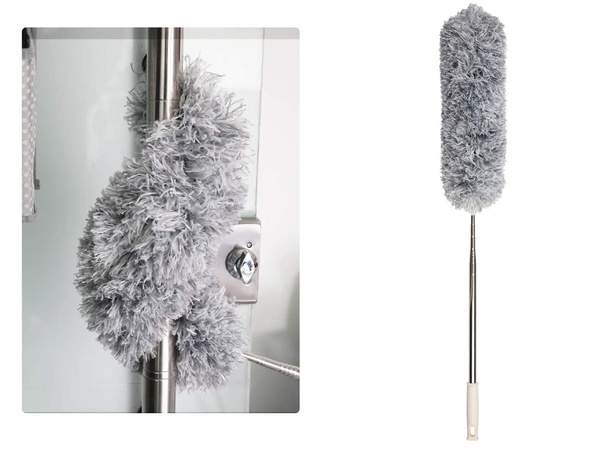 Balai télescopique brosse à épousseter long 280cm