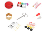 Kit de costura kit de costura agujas hilo alfileres centímetro 46