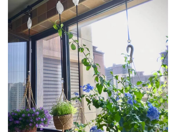 Lonec obešalnik rastlina kavelj razširljiv nastavljiv ročaj