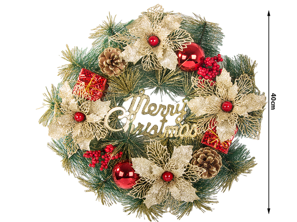 Décorations de noël guirlande décoration de porte décoration murale décorations de noël