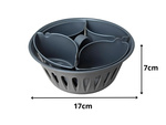 Egg cooking insert for 2-in-1 food processor for 6 eggs basket