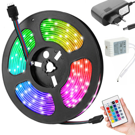Led streifen 5050 rgb 4.5m wasserdicht fernbedienung set