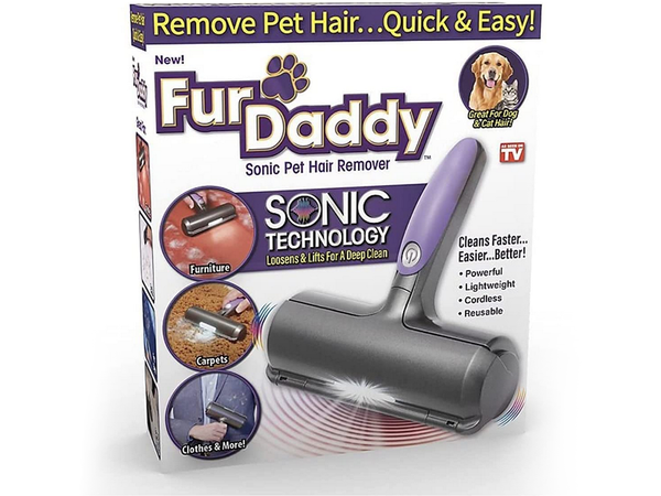 Krtača valj za čiščenje pasje dlake led