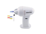 Wax vac ear cleaning device