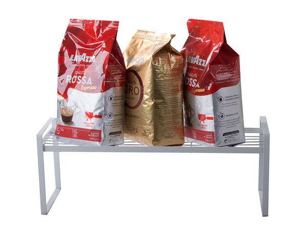 Półka metalowa jednopoziomowa organizer kuchenny stojak loft na blat kuchni