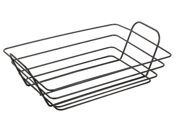 Altillo cesta de alambre de metal para cocina para pan de frutas con forro