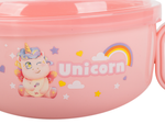 Set de ustensile de hrănire castron de alimente pentru copii cu mânere lingură