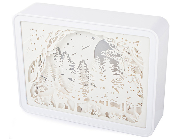 Recortables de papel luz nocturna 3d usb