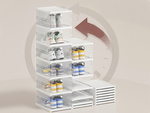 Shoe rack shoe organizer storeroom cabinet rack 5 levels large