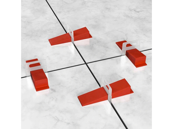 Sistem de nivelare a plăcilor 100 de cleme 100 de pene