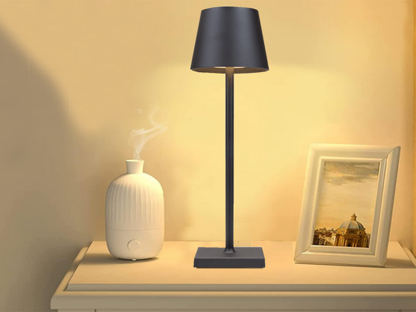 Galda nakts gaismas pieskārienu lampa 3 soļu augsta bezvadu usb