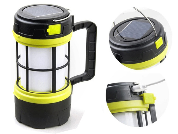 Turistická svítilna vedla baterie solárního kempinkového světla