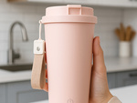 Mug automatiquement mélangeur 350 ml thermos en acier pour boissons chaudes et froides lanière usb