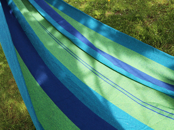 Garten hängematte doppel xxl tourist gestreiften abdeckung 200 x 150 gross