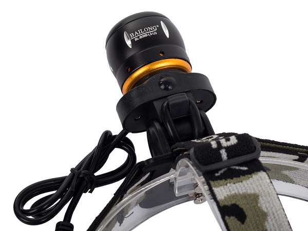 Bailong stirntaschenlampe front cree zoom
