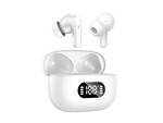 Écouteurs intra-auriculaires sans fil bluetooth avec étui de chargement à led et microphone