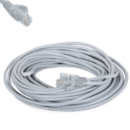 Lan cat5e rj45 ethernet net kabelis 15 m