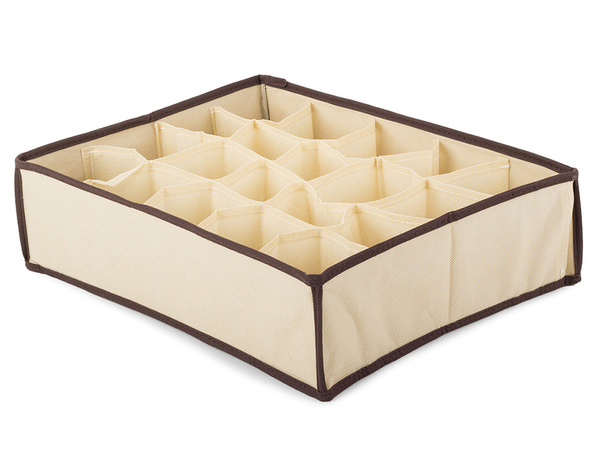 Organisateur de sous-vêtements tiroir à chaussettes beige 20