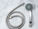 Combiné de douche grand chrome