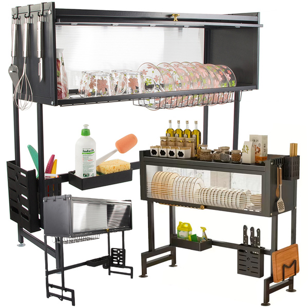 Dryer for dishes, plates and cutlery large drinker cabinet organiser 85 cm