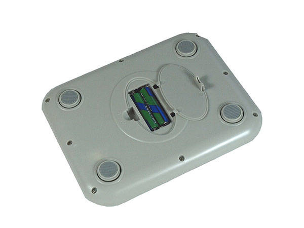 Elektroniskie kuģines svari lcd 5kg plastais tēlis