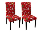 Funda de silla de navidad decorativa universal banda elástica michael