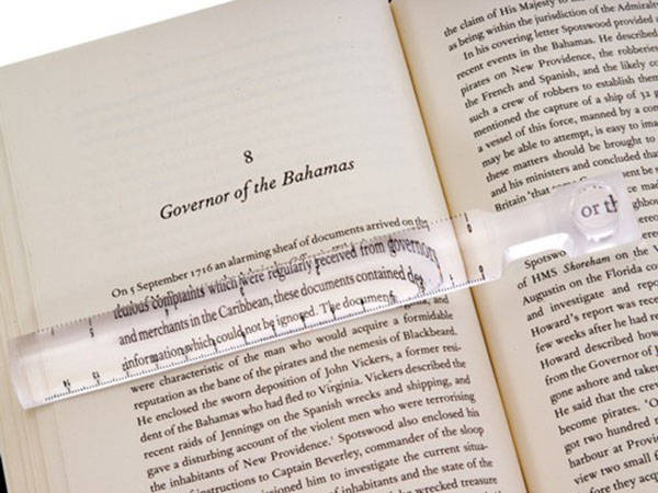 15 cm lectură liniară liniară 2.5 5x