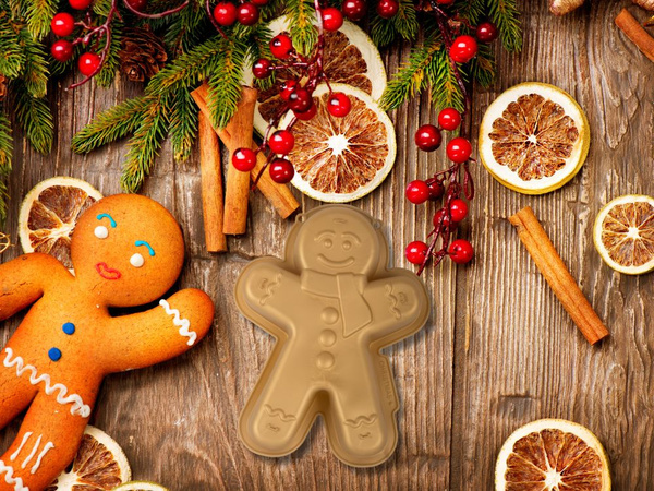 Velik pekač za torte silikonski pekač za božične torte