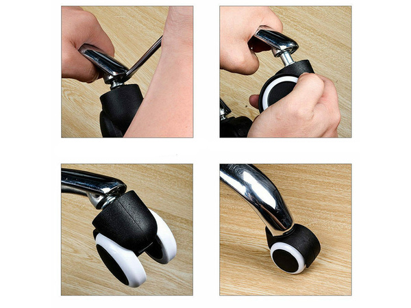 Gummi-drehstuhlrollen 5 stück