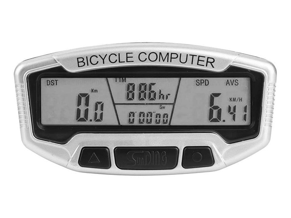 Waterproof lcd bicycle counter 28 functions bicycle