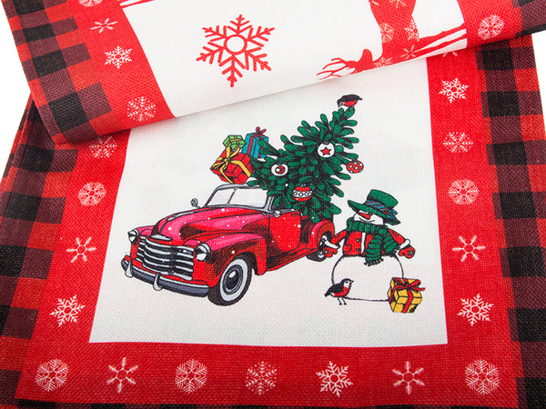 christmas table runner christmas eve decorative table runner 220X38cm