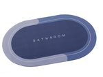 Alfombra de baño de secado rápido absorbente antideslizante wc