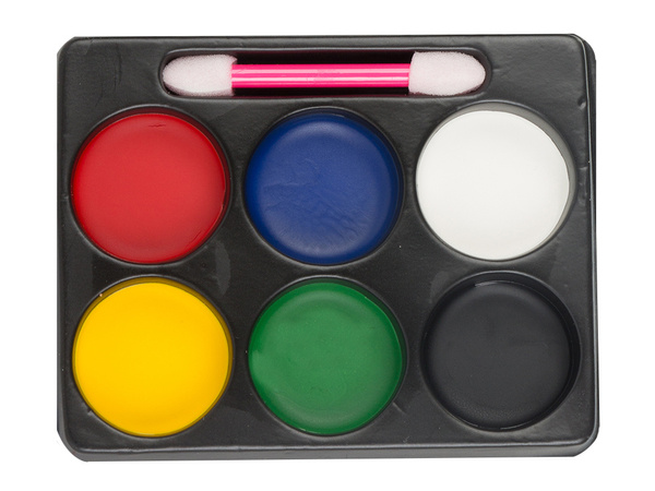 Kuradi näo meigikomplekt halloween meik sarved maskeerimine