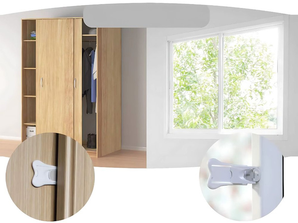 Child safety window door lock 2 pcs