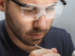 Magnifying glasses vision 160% zoom