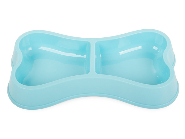 Plastikinis dubenėlis šuniui ir katei dvigubas 0,25l