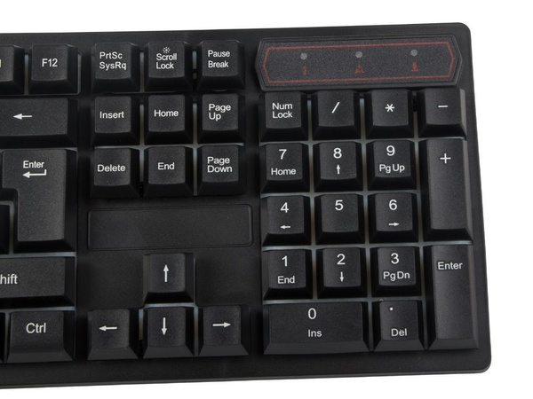 Gaming keyboard led backlit