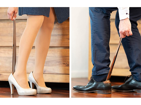 Zapato cuchara metal gancho largo grande